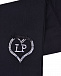 Черные колготки с сердечком из стразов La Perla | Фото 2