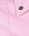 Розовая куртка из эко-кожи  | Фото 4