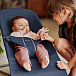 Пепельно-синий шезлонг-кресло для детей Bliss 3D Jersey Baby Bjorn | Фото 6
