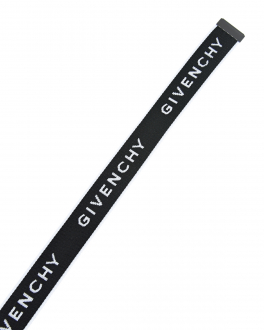 Черный ремень с прямоугольной пряжкой Givenchy Черный, арт. H20041 M41 | Фото 2