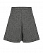 Серая юбка-шорты с плиссированными складками Aletta | Фото 2