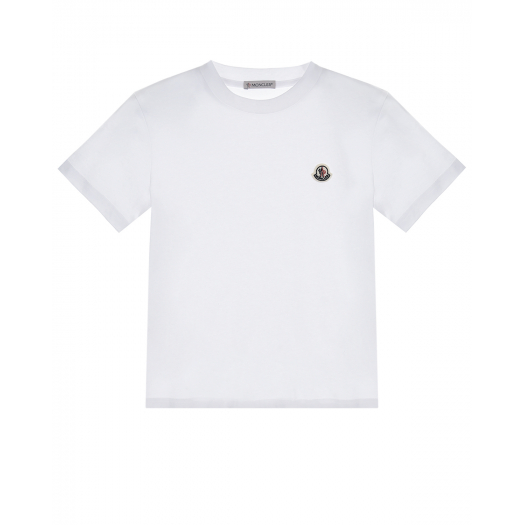 Белая базовая футболка Moncler | Фото 1