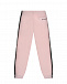 Розовые спортивные брюки с черным принтом MARNI | Фото 2