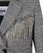 Двубортный пиджак с декором бахромой из страз MSGM | Фото 8