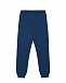 Синие спортивные брюки с логотипом  | Фото 2