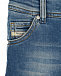 Голубые джинсы с поясом-резинкой Diesel | Фото 3