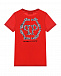 Красная футболка с крупным лого Philipp Plein | Фото 2