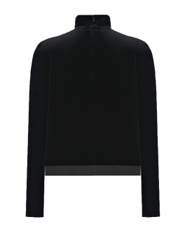 Черная велюровая водолазка Dolce&Gabbana Черный, арт. L5JTKA FUWD6 N0000 | Фото 2