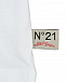 Белая футболка с кружевной отделкой No. 21 | Фото 4