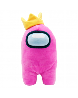 Розовая плюшевая игрушка с короной, 30 см Among us , арт. 10912 | Фото 1