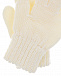 Шерстяные перчатки кремового цвета MaxiMo | Фото 2