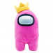 Розовая плюшевая игрушка с короной, 30 см Among us | Фото 1