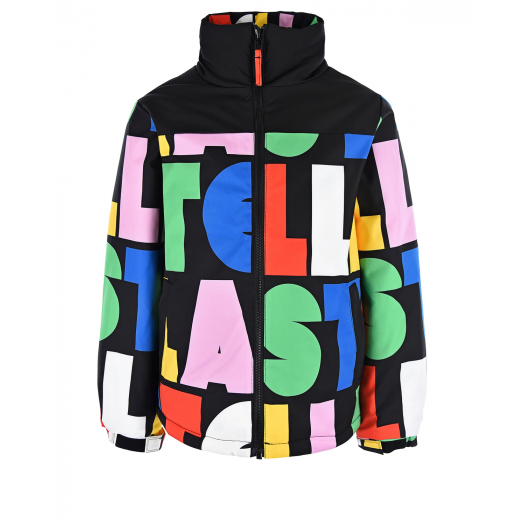 Куртка с разноцветными буквами Stella McCartney | Фото 1