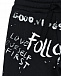 Черные спортивные брюки с принтом &quot;граффити&quot; Dolce&Gabbana | Фото 5