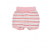 Розовые шорты в полоску Sanetta Kidswear | Фото 1