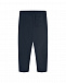 Темно-синие флисовые брюки Poivre Blanc | Фото 2