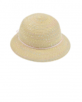 Бежевая шляпа с разноцветной вышивкой MaxiMo Бежевый, арт. 03523-914900 2499 | Фото 2