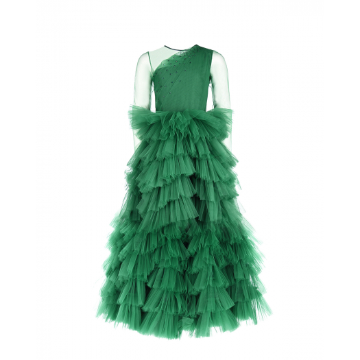 Зеленое платье Sabrina Sasha Kim | Фото 1