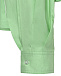 Асимметричная рубашка, зеленая MM6 Maison Margiela | Фото 4