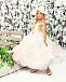 Бело-розовое платье с драпировкой Sasha Kim | Фото 2