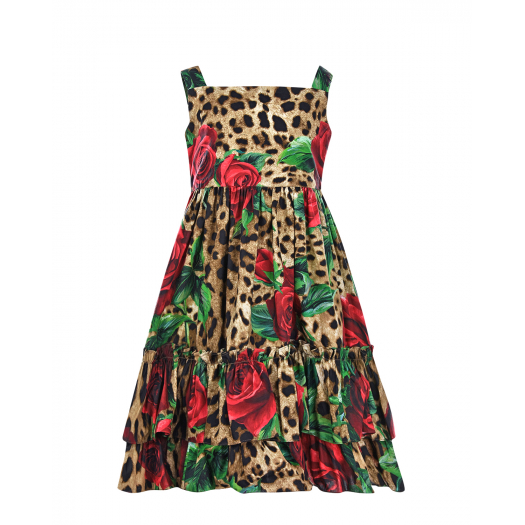 Платье с оборками Dolce&Gabbana | Фото 1