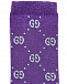 Фиолетовые носки с логотипом GUCCI | Фото 2