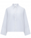 Укороченная белая рубашка MM6 Maison Margiela | Фото 1
