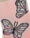 Розовые носки с принтом &quot;бабочки&quot; Story Loris | Фото 2