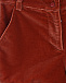 Вельветовые шорты кораллового цвета Moncler | Фото 3