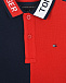 Красно-синяя футболка-поло Tommy Hilfiger | Фото 3