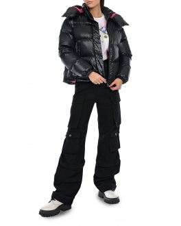 Черная куртка с глянцевым эффектом ADD Черный, арт. 6AW770 C1107 | Фото 2