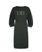Трикотажное платье с цветным принтом Emporio Armani | Фото 1