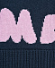 Шапка с розовым лого, синяя MARNI | Фото 3