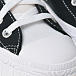 Высокие черные кеды с белым лого Converse | Фото 6