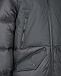 Черное стеганое пальто с двойным капюшоном AI RIDERS ON THE STORM | Фото 6