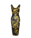 Платье трикотажное базовое с вензелями Versace Jeans Couture | Фото 1
