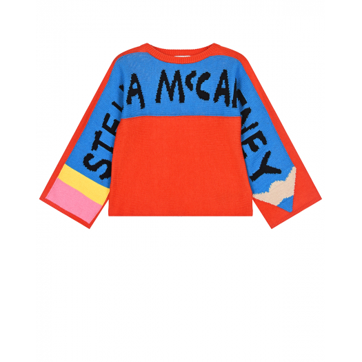 Красный джемпер с декором &quot;карандаш&quot; Stella McCartney | Фото 1