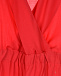 Малиновое платье с оборкой Pietro Brunelli | Фото 6