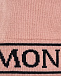 Розовая шапка с логотипом Moncler | Фото 3