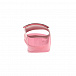 Шлепки с мишкой и логотипом, розовые Moschino | Фото 3