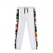 Белые спортивные брюки с брендированными лампасами Stella McCartney | Фото 1