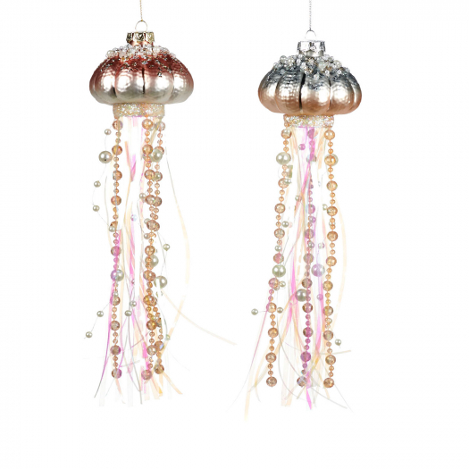 Подвеска &quot;Медуза бусины на шупальцах&quot; 28 см, 2 вида, цена за 1 шт. Goodwill | Фото 1