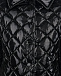Черное глянцевое стеганое пальто  | Фото 6