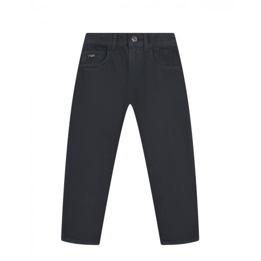Темно-синие джинсы regular fit Emporio Armani | Фото 1