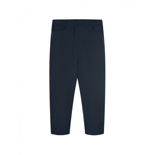 Темно-синие флисовые брюки Poivre Blanc | Фото 1