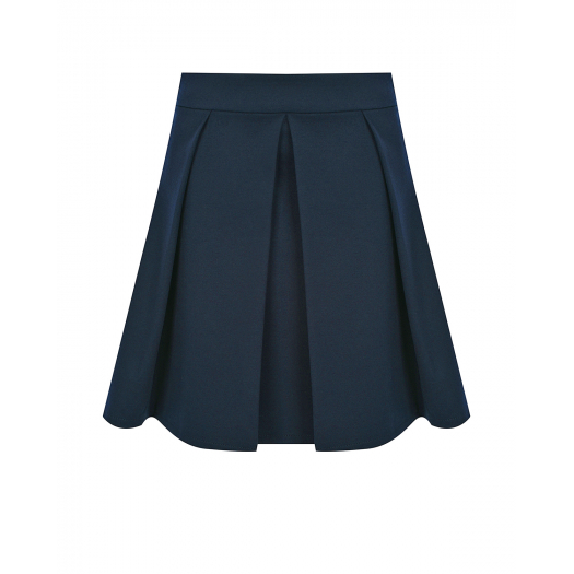 Синяя трикотажная юбка со складками Aletta | Фото 1