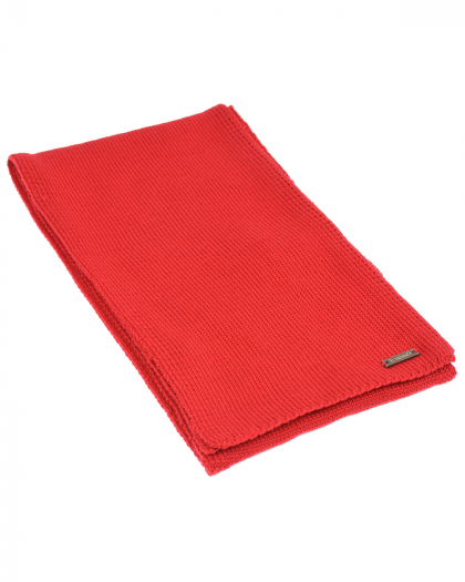 Красный шерстяной шарф, 140x19 см Il Trenino | Фото 1