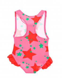 Розовый купальник со звездами Stella McCartney Розовый, арт. 8QCHH9 Z0157 510RO | Фото 2