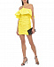 Желтое платье мини с воланом MSGM | Фото 2
