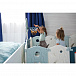 Манеж Kids SUPREME Space blue с качелями, 160x160 UNIX Kids | Фото 5